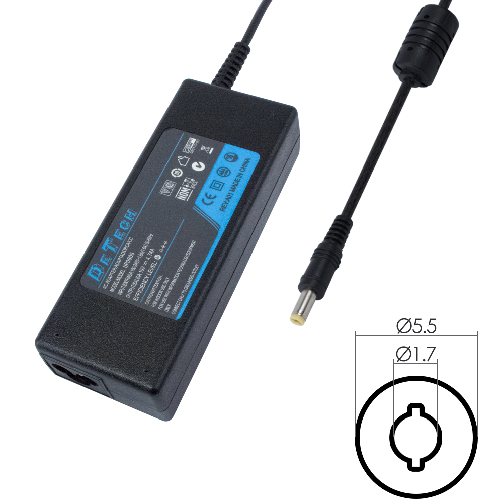 Адаптер DeTech за Dell 30W 19V/1.58A 5.5*1.7