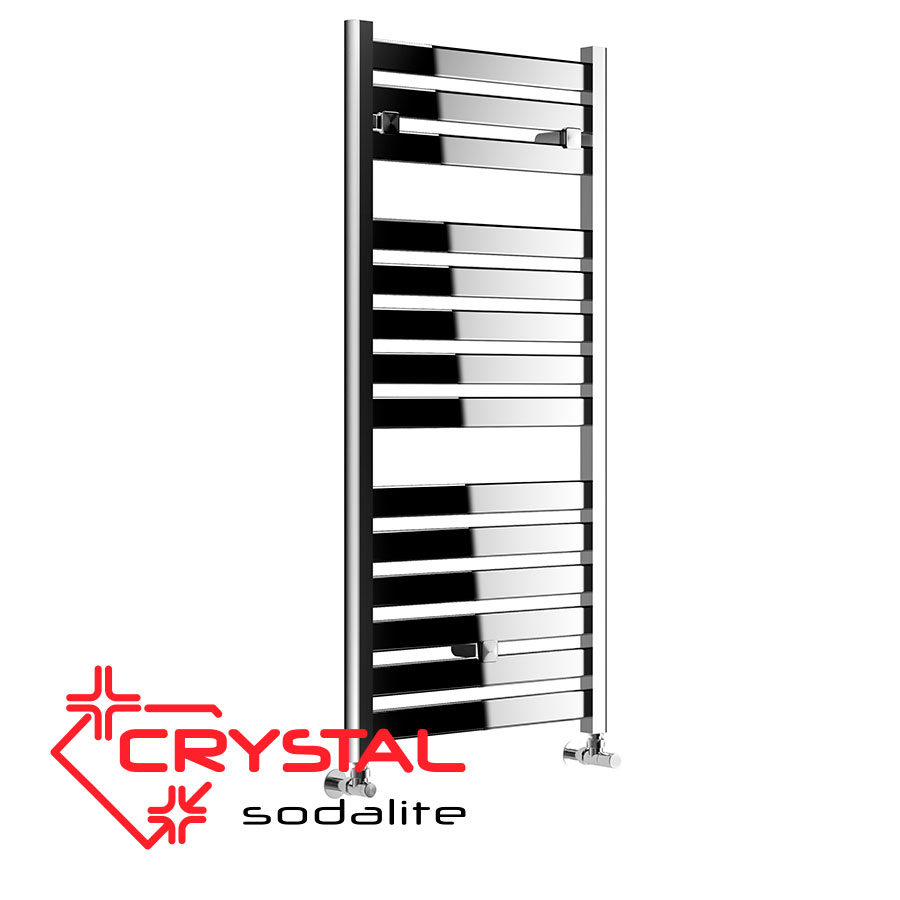 Водна лира за баня Crystal SODALITE STRAIGHT CHROME 300 W