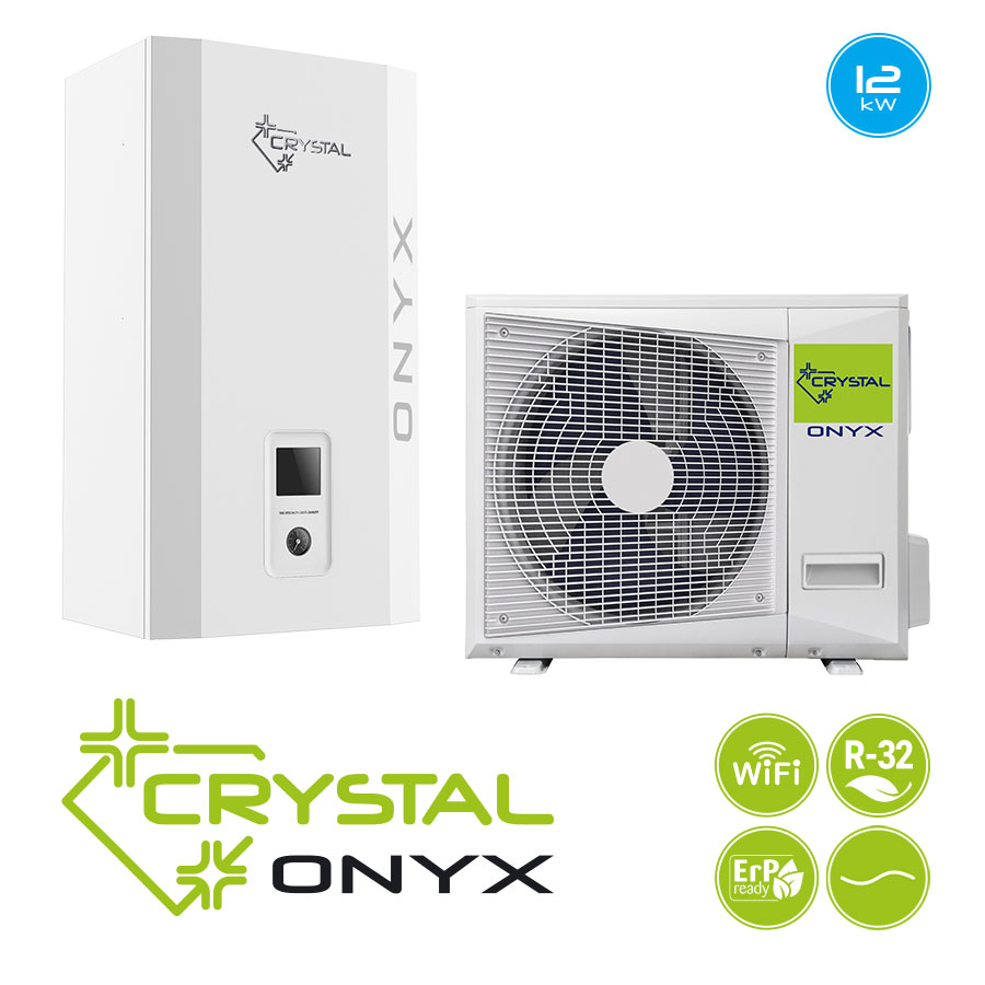 Инверторна термопомпа въздух-вода Crystal ONYX 12S