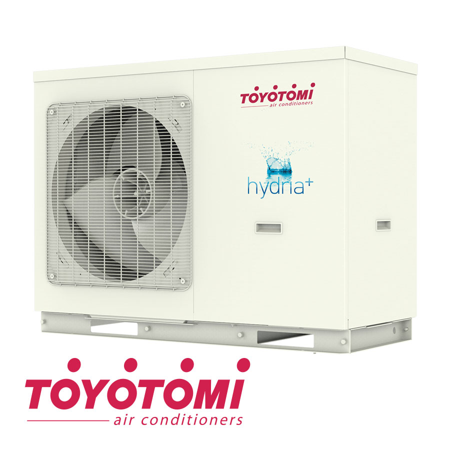 Инверторна термопомпа въздух-вода TOYOTOMI hydria+ THMUSG410/1R32