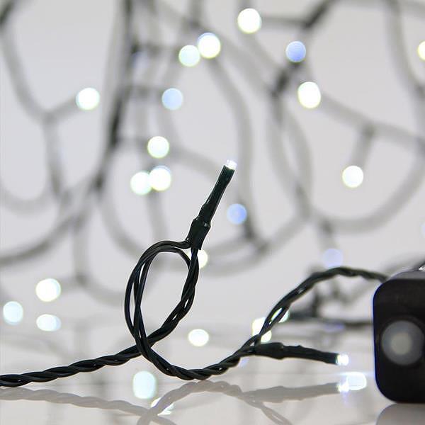 Коледни лампички 300 LED бяла светлина