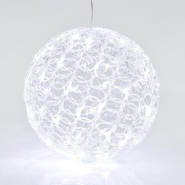 Коледна aкрилна топка Eurolamp 30см