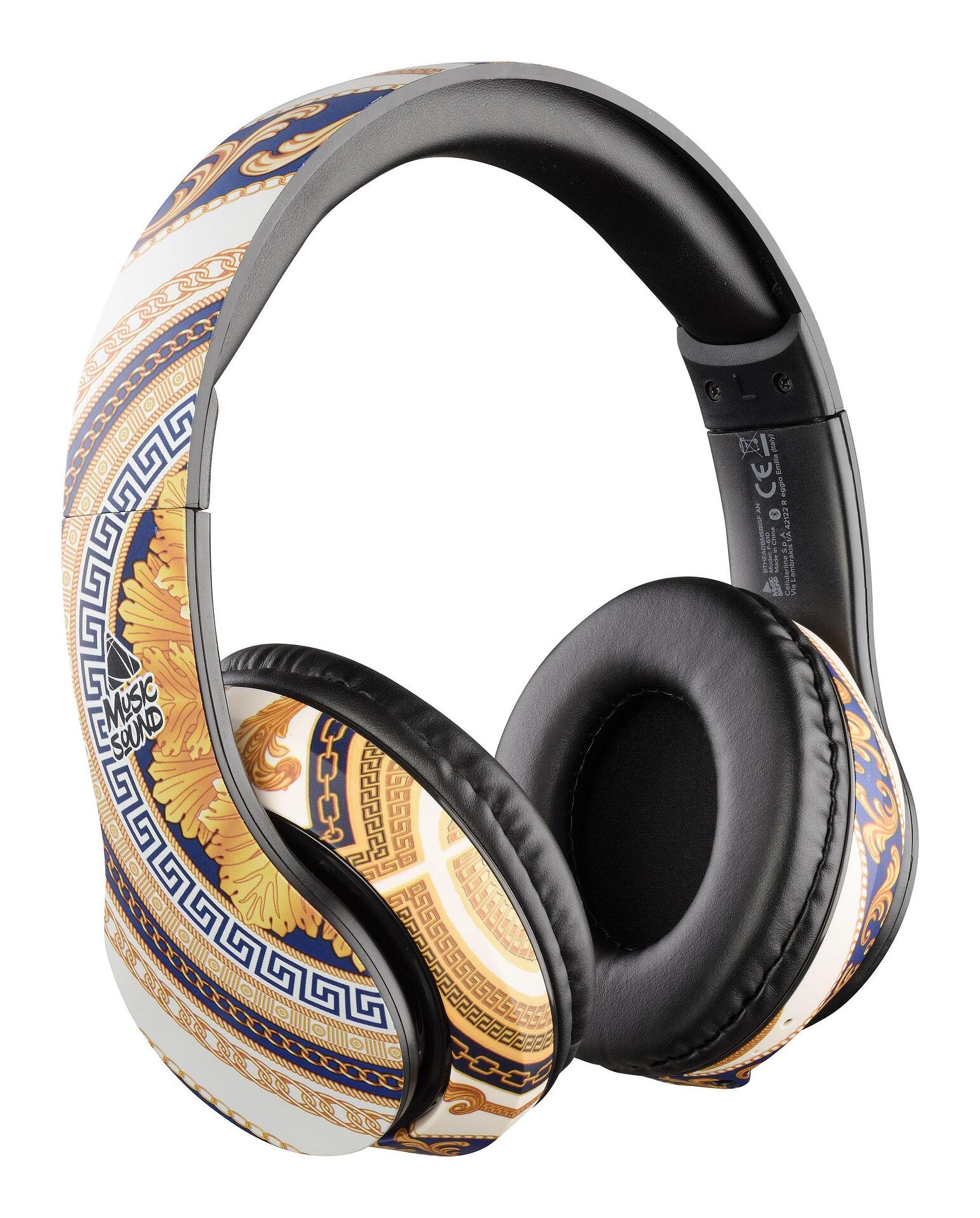 Bluetooth слушалки Music Sound BAROQUE GOLD