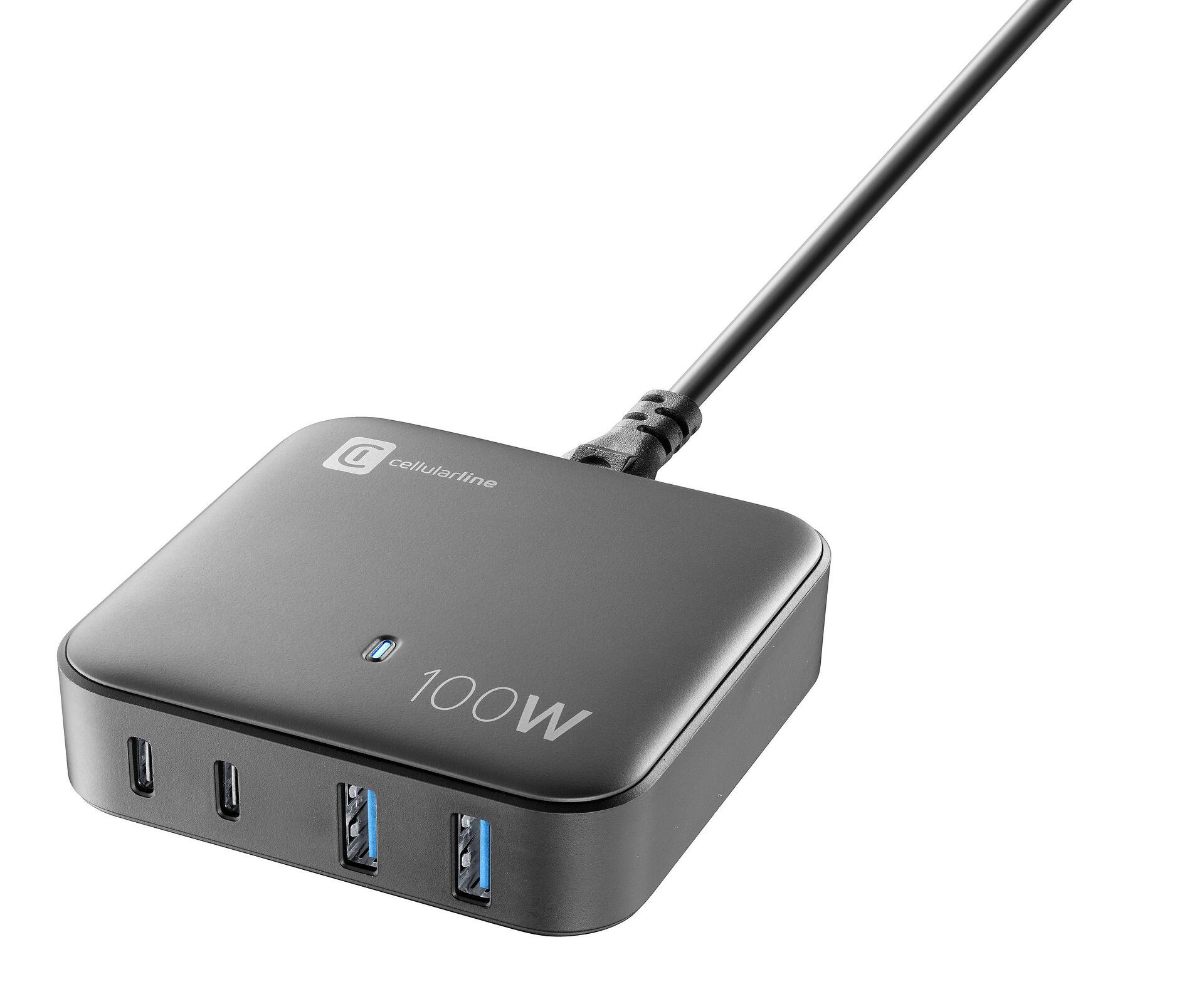 Зарядна станция 220V GaN 2xUSB