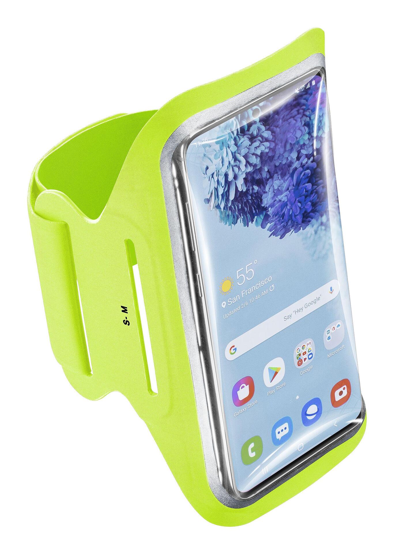 Armband Fitness спортен калъф за телефони до 6.7'' Lime