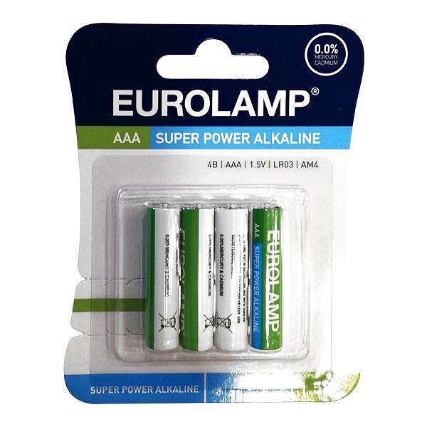 EUROLAMP алкални батерии 1.5V AAA