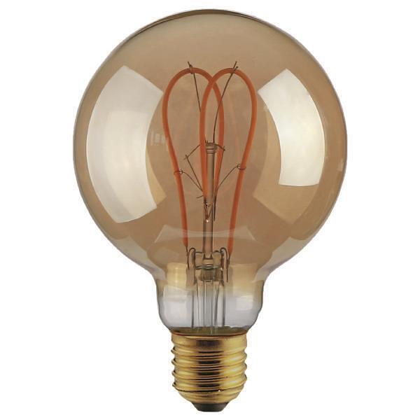 LED крушка EUROLAMP  G125  FILAMENT "DECO" 5W E27 2000K