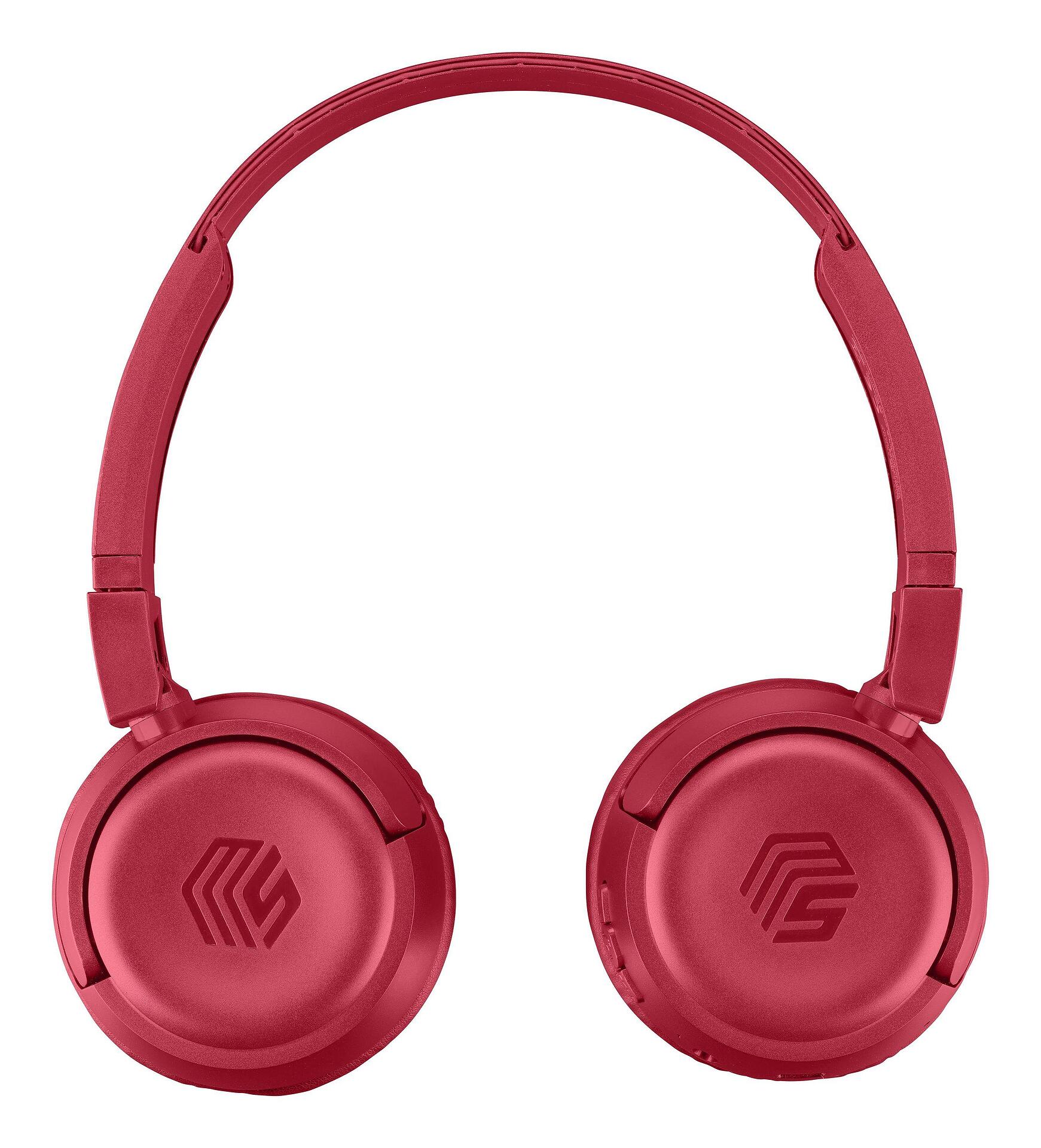 Bluetooth слушалки Music Sound Vibed червени