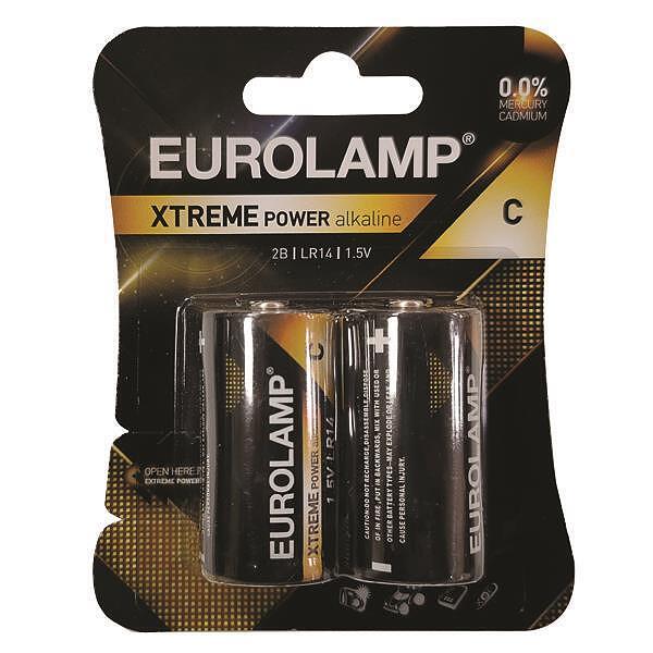 EUROLAMP Алкални батерии LR14 / C EXTREME POWER