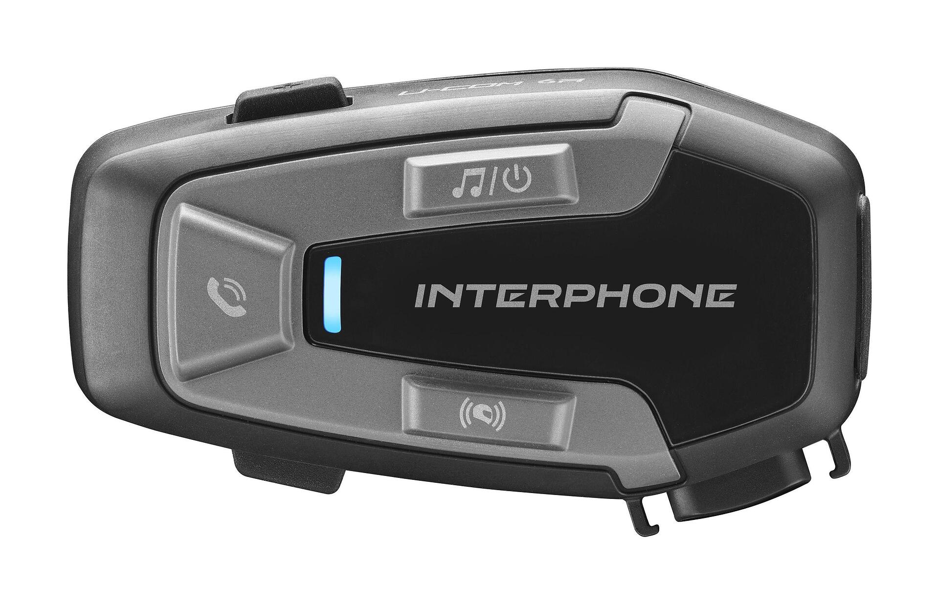 INT Bluetooth хедсет пакет за каска Intercom U-COM6R - единичен