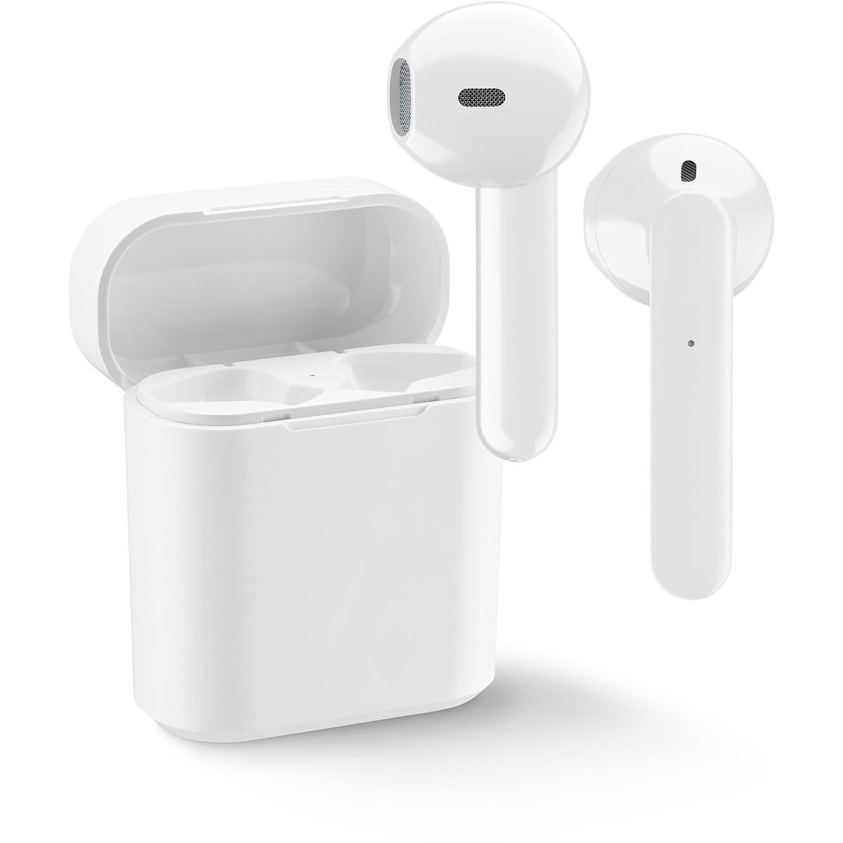 Bluetooth слушалки TWS Tekside бели
