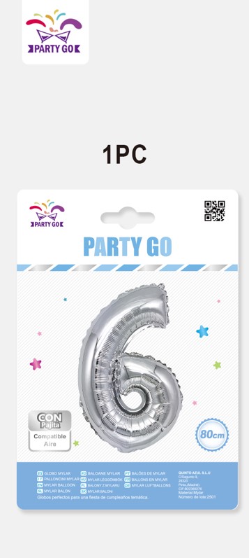 Фолиев балон PartyGo