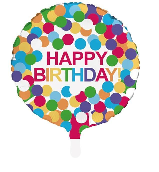 Балон  "HAPPY BIRTHDAY" PartyGo