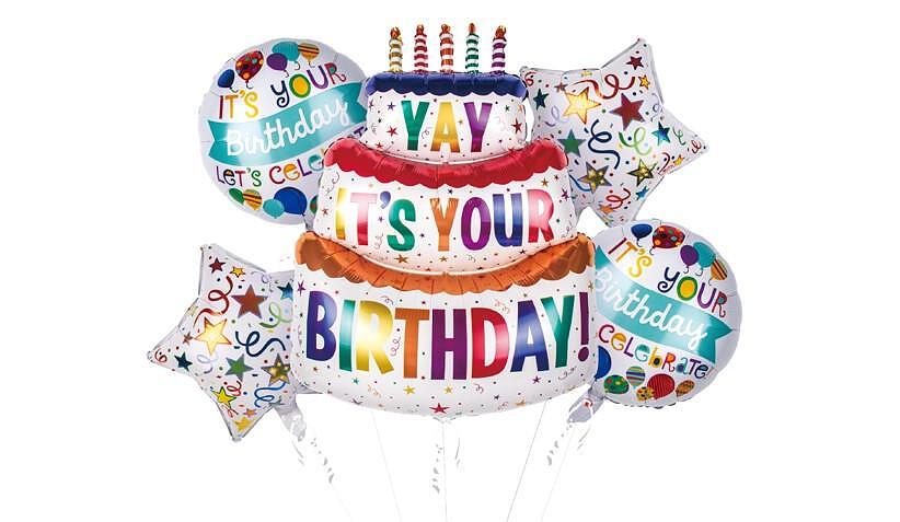 Балони "Торта Yay it's your birthday" PartyGo