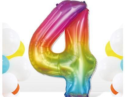 Балон PartyGo с цифра 4