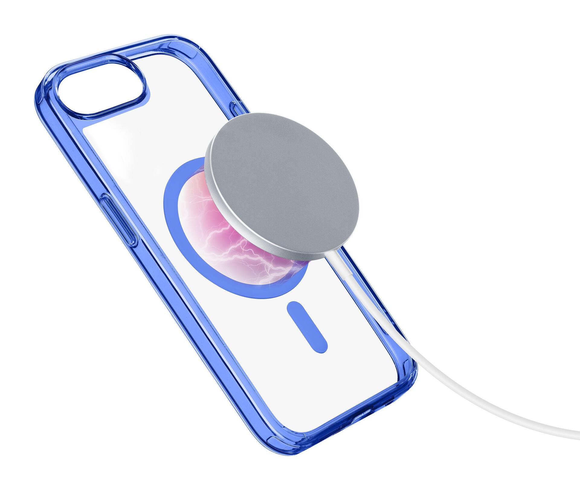 Калъф Iconic Mag за iPhone 16Е син