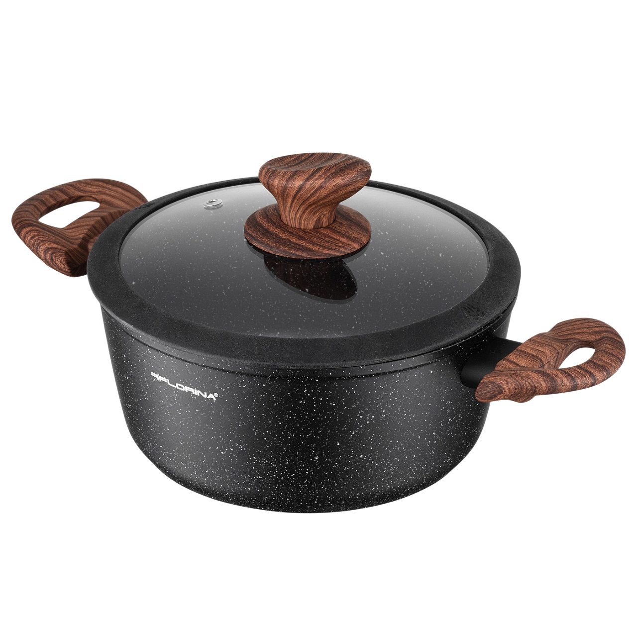 Тенджера Florina Master Black 20см с капак