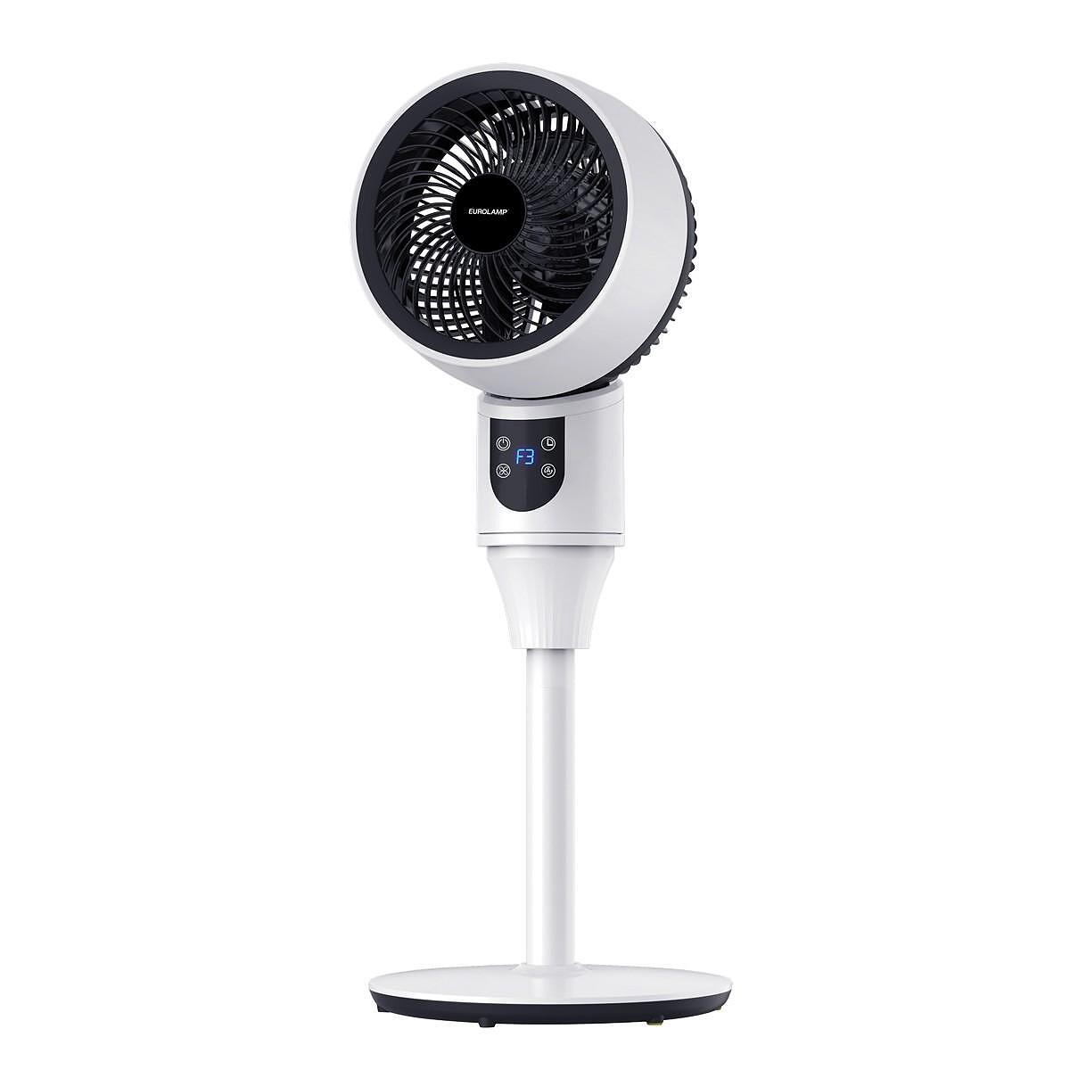 Правостоящ вентилатор 3в1 Eurolamp Ø23 50W бял