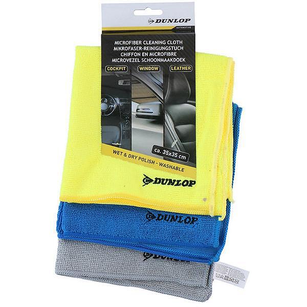 Комплект микрофибърни кърпи Dunlop