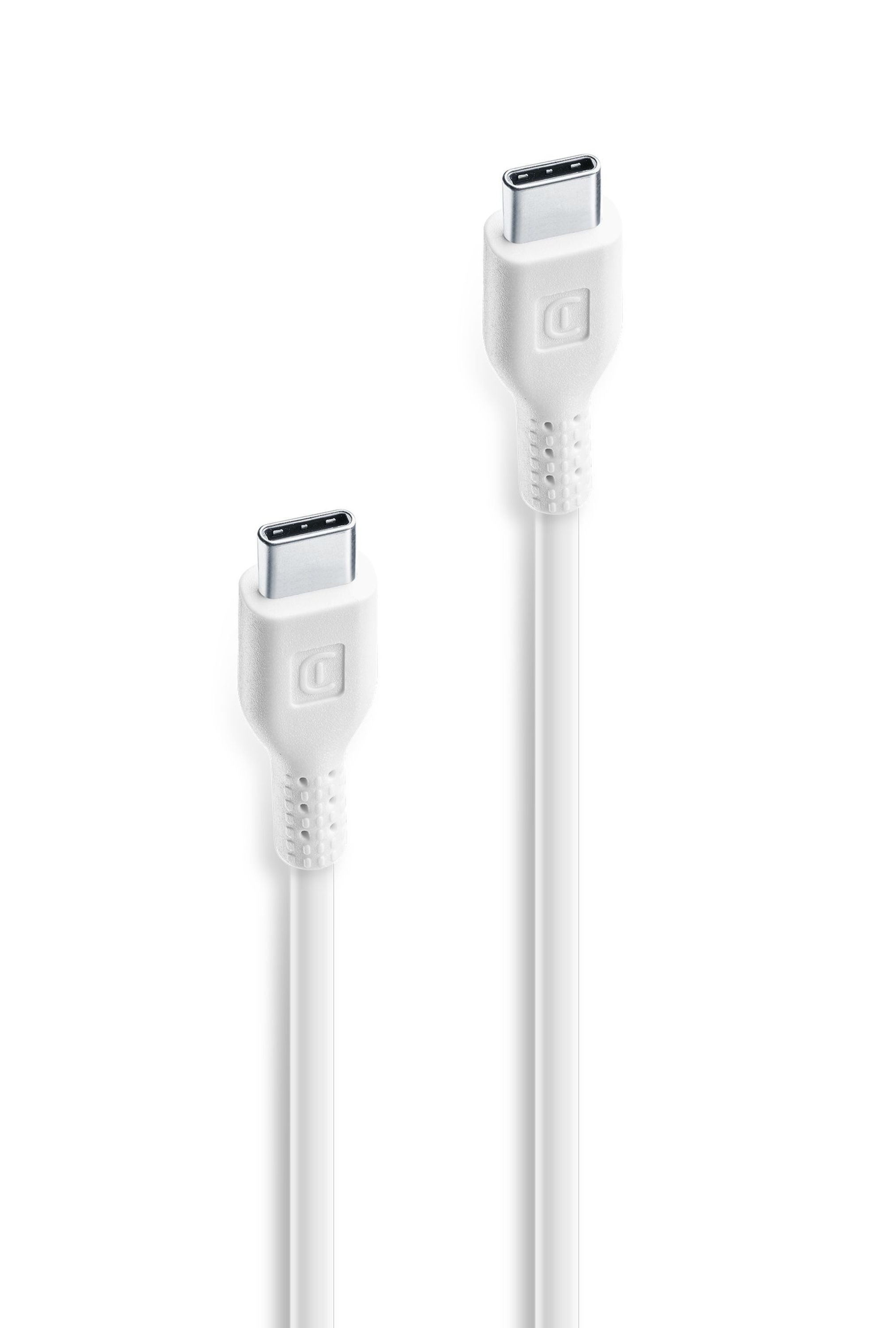 Кабел данни USB-C към USB-C 120 см. бял