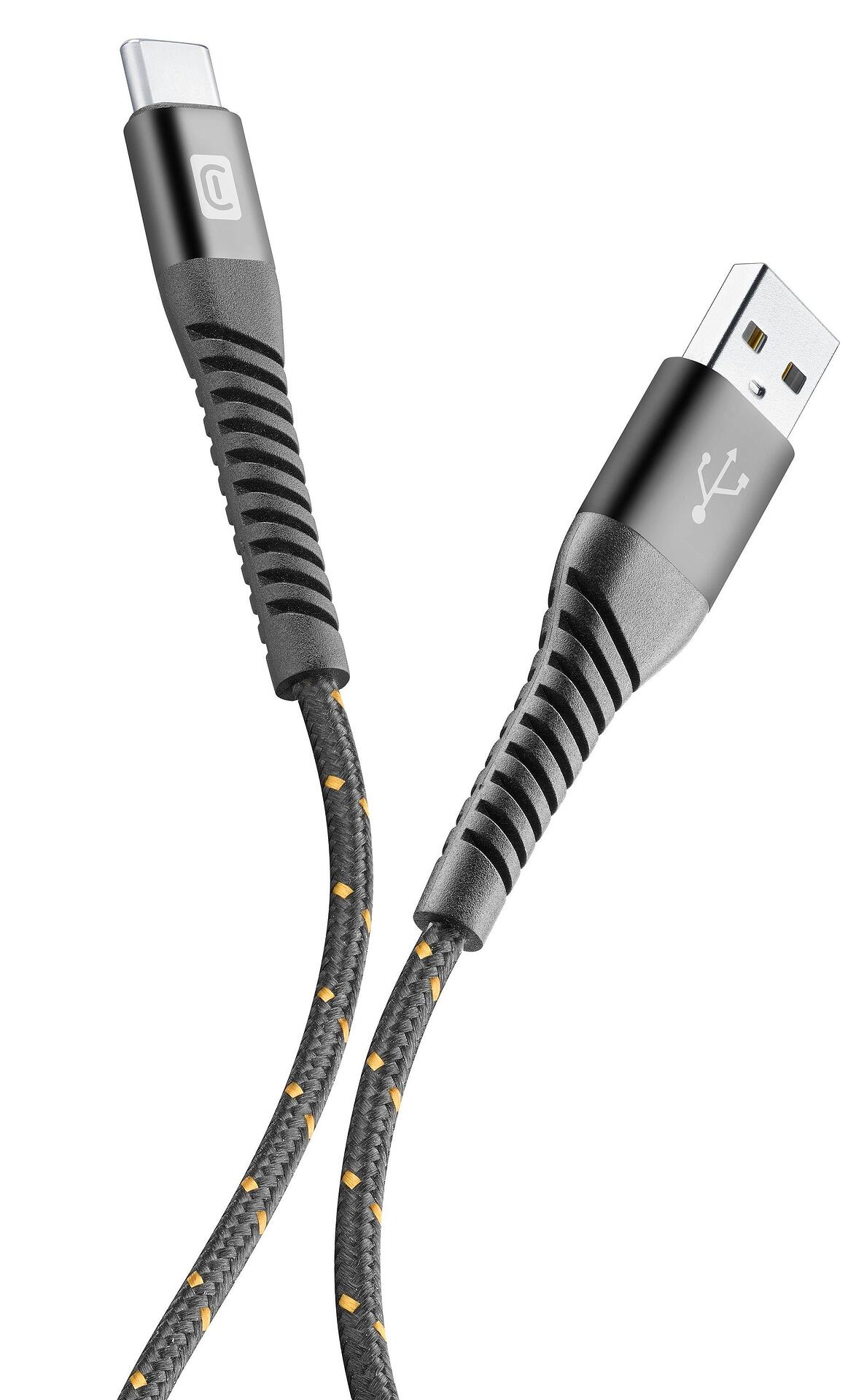 Усилен кабел Tetra Force Type-C 120см