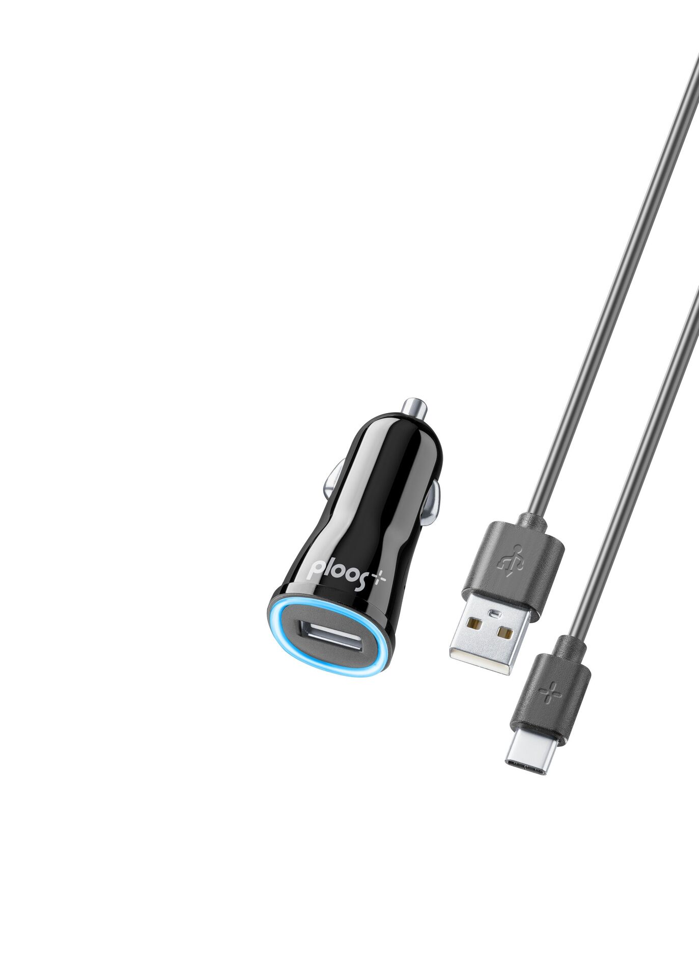 Зарядно за кола 12V Ploos с Type-C кабел