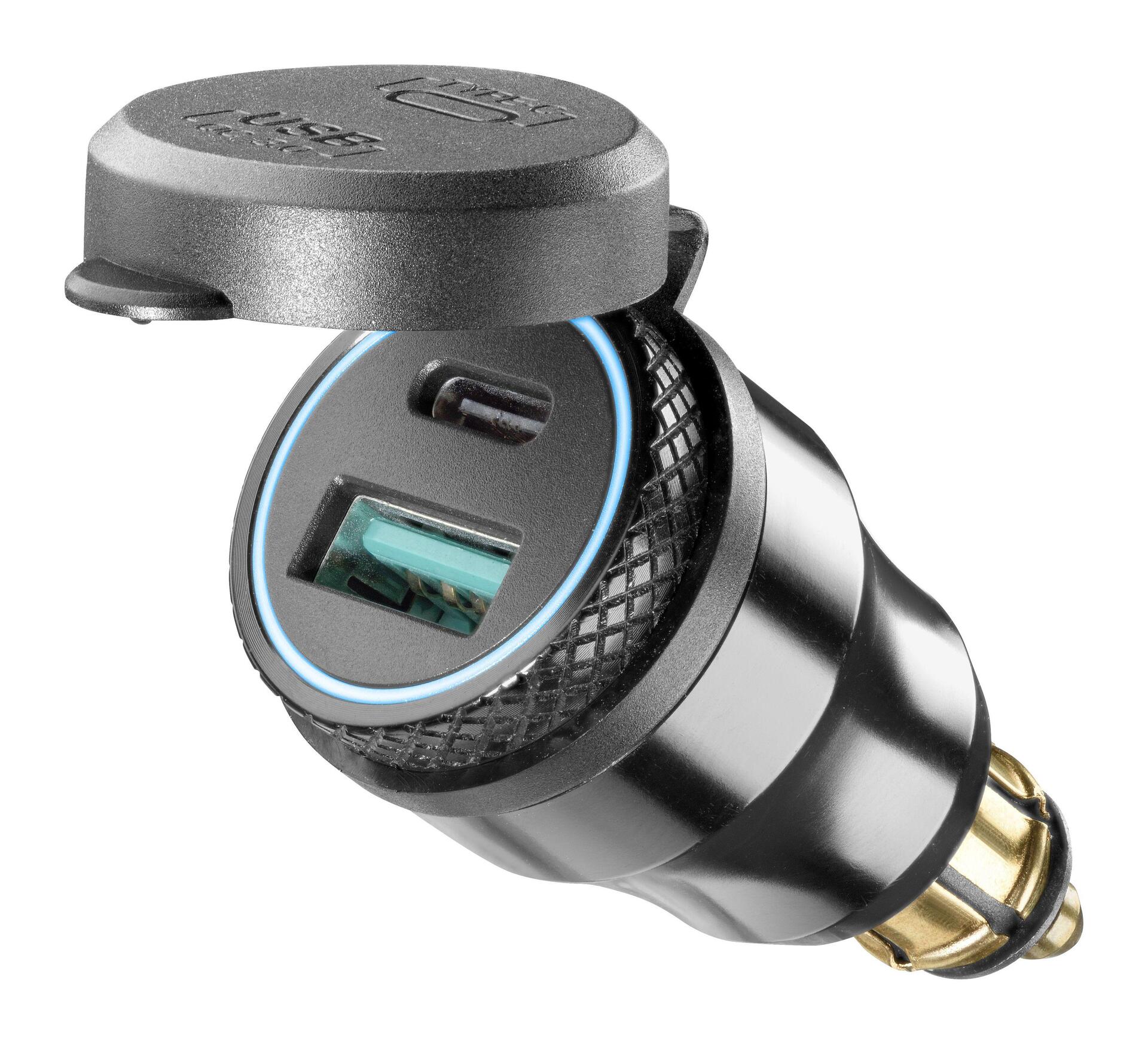 INT USB + Type-C зарядно с DIN конектор