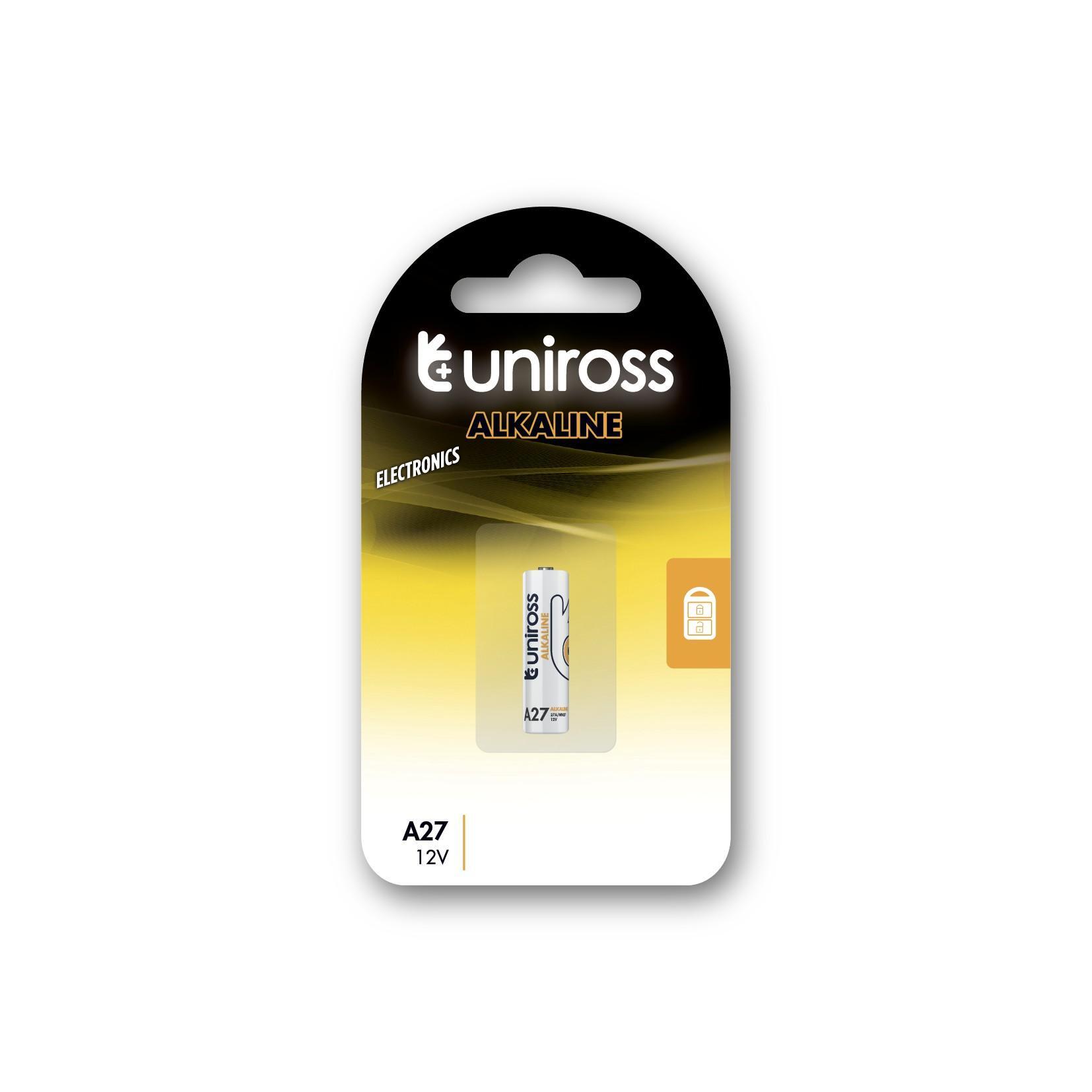 Алкални Батерии Uniross A27 блистер 5бр