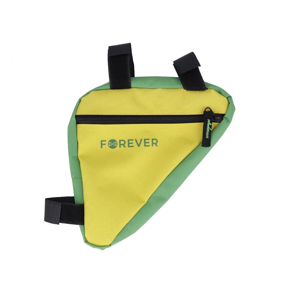 Forever Чанта за велосипед за рамка Outdoor FB-100 жълта/зелена