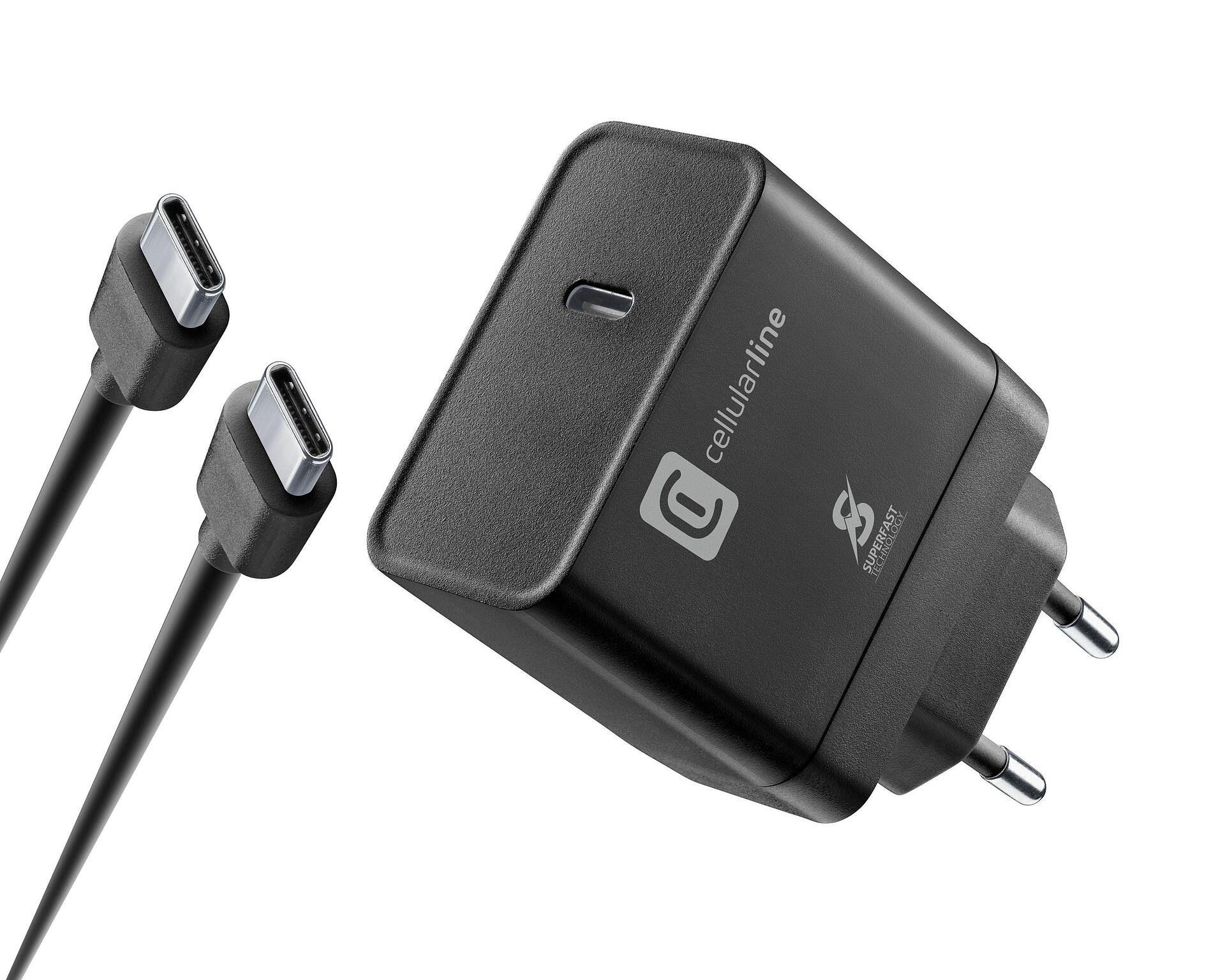 Зарядно 220V PD с кабел USB-C 45W