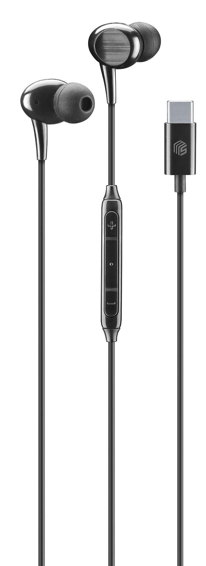 Стерео слушалки USB-C Music Sound с микрофон